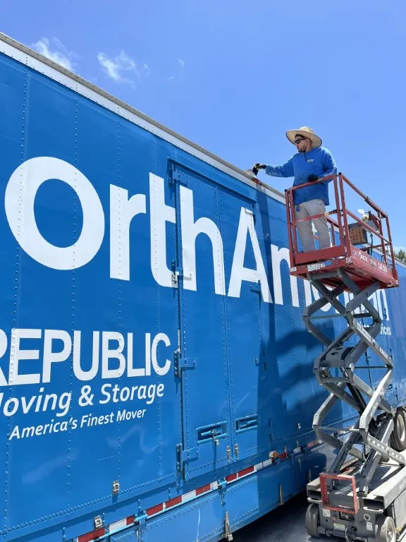 Commercial trailer structural repair at HD Truck Body in San Diego