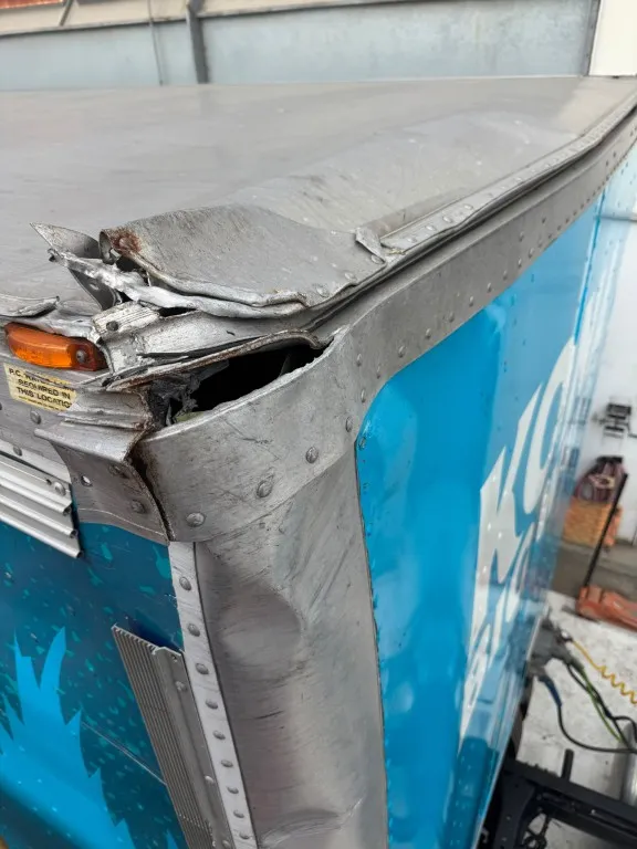 Truck roof and roof-support repair at HD Truck Body San Diego