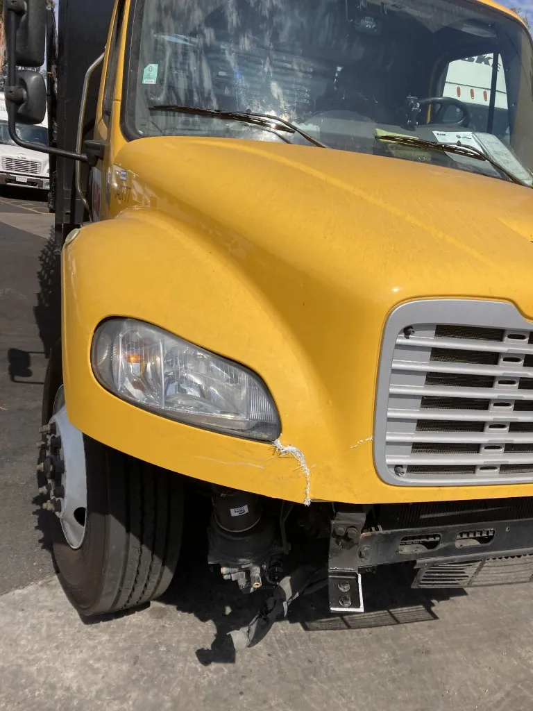 Truck fiberglass panel repair at HD Truck Body San Diego