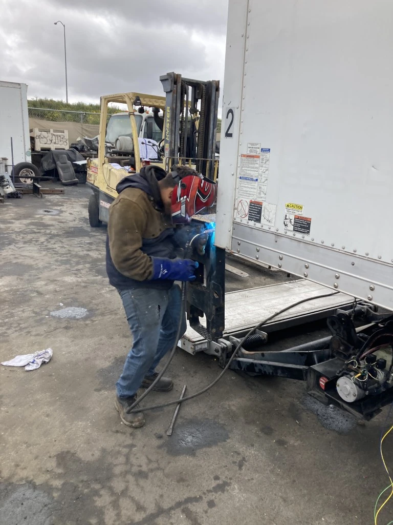 Liftgate repair, installation, and welding at HD Truck Body in San Diego
